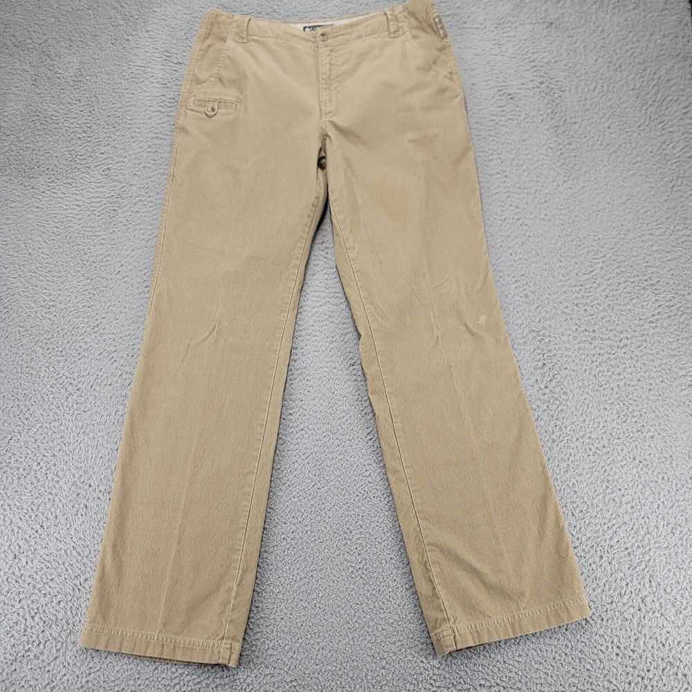Columbia Pants Womens 10 Brown Corduroy Utility Pocket Straight Outdoors Camp
